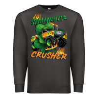 Smoke Shamrock crusher St. Patrick's Day Premium Sweatshirt - CowGirlArtShop