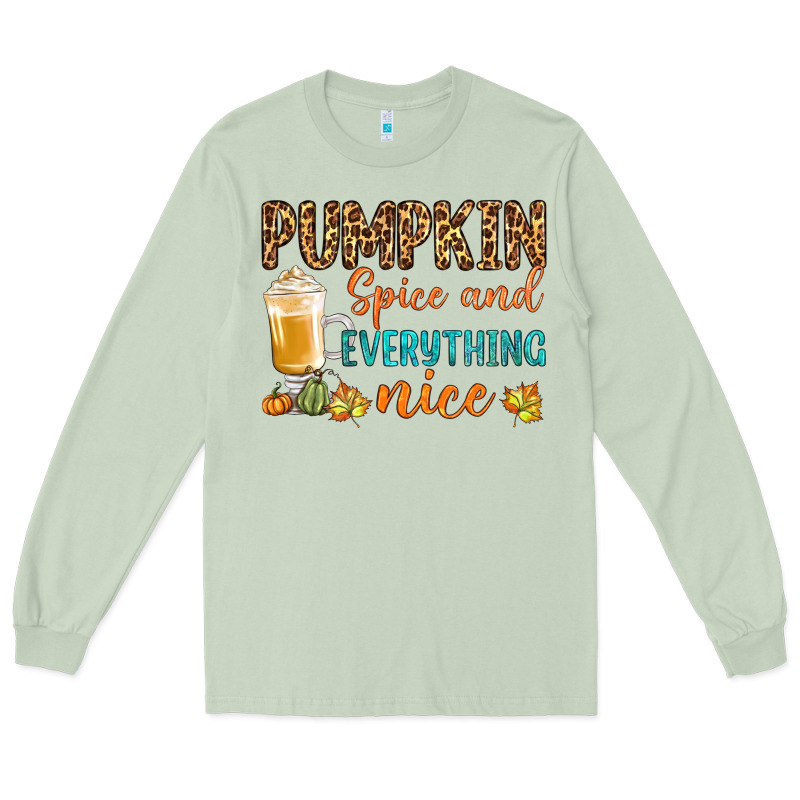 Pumpkin Spice And Everything Nice Long Sleeve Tee by BundleAndBundleShop | Teevron