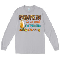 Moon Dust pumpkin spice and everything nice Long Sleeve Tee - BundleAndBundleShop
