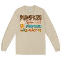 Mushroom pumpkin spice and everything nice Long Sleeve Tee - BundleAndBundleShop