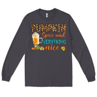 Smoke pumpkin spice and everything nice Long Sleeve Tee - BundleAndBundleShop