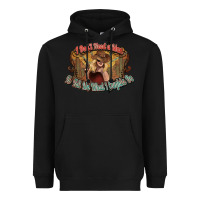 Black I don't need a man Cowgirl western Heavyweight Hoodie - HowdyJamesFarm