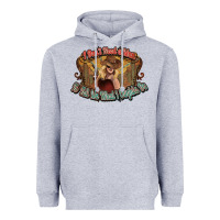 Heather Grey I don't need a man Cowgirl western Heavyweight Hoodie - HowdyJamesFarm