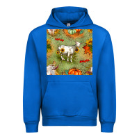 Cobalt fall goats seamless pattern Urban Hoodie - BundleAndBundleShop