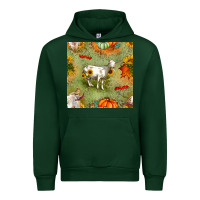Forest Green fall goats seamless pattern Urban Hoodie - BundleAndBundleShop