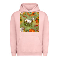 Pigment Salmon fall goats seamless pattern Urban Hoodie - BundleAndBundleShop