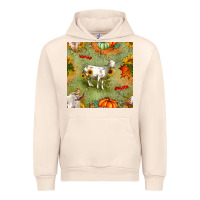 Sandshell fall goats seamless pattern Urban Hoodie - BundleAndBundleShop