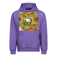 Tulip fall goats seamless pattern Urban Hoodie - BundleAndBundleShop