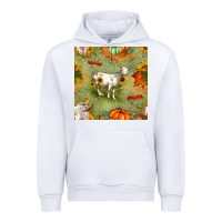 White fall goats seamless pattern Urban Hoodie - BundleAndBundleShop