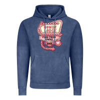 Vintage Denim cupids howdy lodge find your cowboy open Vintage Hoodie - MaliasSmallBusiness