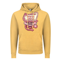 Vintage Mustard cupids howdy lodge find your cowboy open Vintage Hoodie - MaliasSmallBusiness