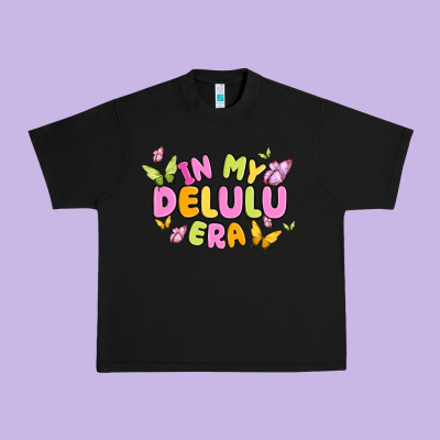 In My Delulu Era Urban Heavy Tee Designed By Maliassmallbusiness