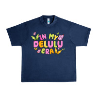 Navy in my delulu era Urban Heavy Tee - MaliasSmallBusiness