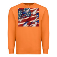 Carrot American flag glitter 4th of july Premium Sweatshirt - CowGirlArtShop