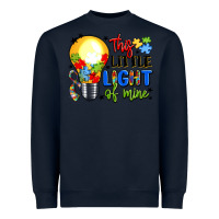 Navy this little light of mine Heavyweight Sweatshirt - LillyAllenDesigns