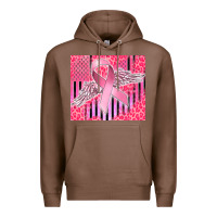 Chestnut cancer awareness american flag Premium Hoodie - CowGirlArtShop