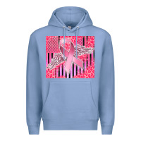 Colony Blue cancer awareness american flag Premium Hoodie - CowGirlArtShop