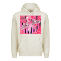 Oatmeal Heather cancer awareness american flag Premium Hoodie - CowGirlArtShop