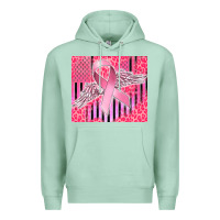 Seafoam cancer awareness american flag Premium Hoodie - CowGirlArtShop