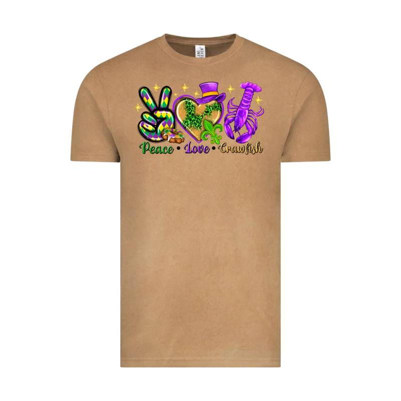 Peace Love Crawfish Vintage Tee by NancyCooperArtShop | Teevron