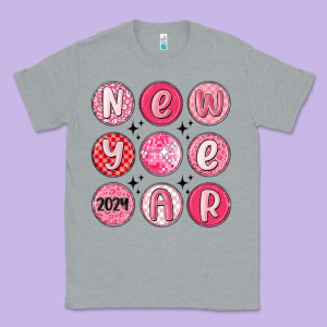 New Year 2024 Classic Tee Designed By Maliassmallbusiness