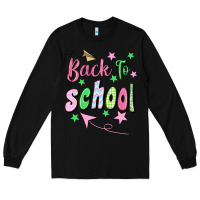 Black Back To School Long Sleeve Tee - BundleAndBundleShop