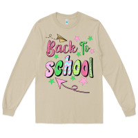 Mushroom Back To School Long Sleeve Tee - BundleAndBundleShop