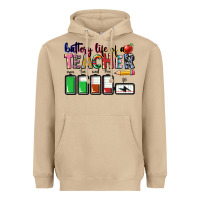 Mushroom battery life of teacher Heavyweight Hoodie - CowGirlArtShop