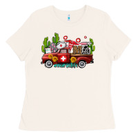 Bone ma medical assistant nurse truck with cactus and sunflowers Ladies Tee - AdoDesignShop