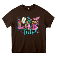 Chocolate Brown lab tech Heavy Core Tee - AdoDesignShop