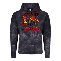 Cloud Black i crushed 100 days of school monster truck Vintage Hoodie - MaliasSmallBusiness