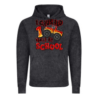 Vintage Black i crushed 100 days of school monster truck Vintage Hoodie - MaliasSmallBusiness