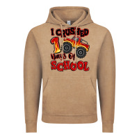 Vintage Coffee i crushed 100 days of school monster truck Vintage Hoodie - MaliasSmallBusiness
