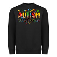 Black autism acceptance Heavyweight Sweatshirt - LillyAllenDesigns