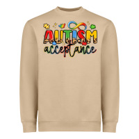 Mushroom autism acceptance Heavyweight Sweatshirt - LillyAllenDesigns