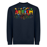 Navy autism acceptance Heavyweight Sweatshirt - LillyAllenDesigns