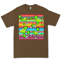 Cacao margarita serape seamless pattern Premium Tee - BundleAndBundleShop