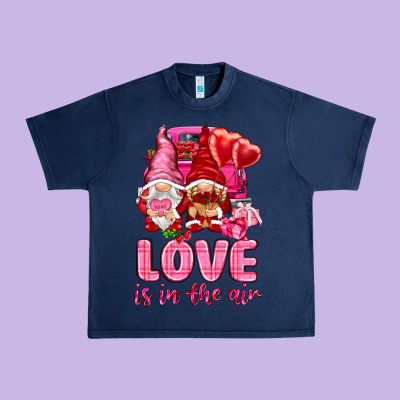 Love Is In The Air With Gnomies Urban Heavy Tee Designed By Nancycooperartshop