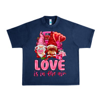 Navy love is in the air with gnomies Urban Heavy Tee - NancyCooperArtShop