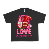 Pigment Black love is in the air with gnomies Urban Heavy Tee - NancyCooperArtShop