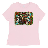 Christmas Indian Headdress Ladies Tee | Teevron