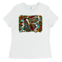 White christmas indian headdress Ladies Tee - JahusDesignShop