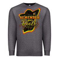 Charcoal Heather Remember your roots Premium Sweatshirt - HowdyJamesFarm