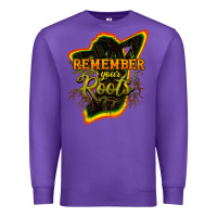 Purple Remember your roots Premium Sweatshirt - HowdyJamesFarm