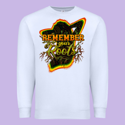 Remember Your Roots Premium Sweatshirt Designed By Howdyjamesfarm