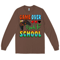 Chestnut game over back to school Long Sleeve Tee - BundleAndBundleShop