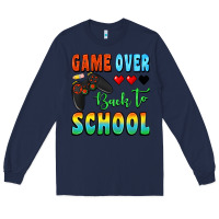 Navy game over back to school Long Sleeve Tee - BundleAndBundleShop
