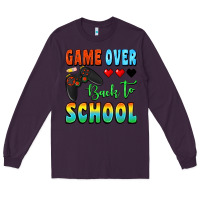 Plum game over back to school Long Sleeve Tee - BundleAndBundleShop