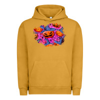 Pigment Peanut Butter halloween pumpkin patch  4 Urban Hoodie - BundleAndBundleShop