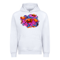 White halloween pumpkin patch  4 Urban Hoodie - BundleAndBundleShop